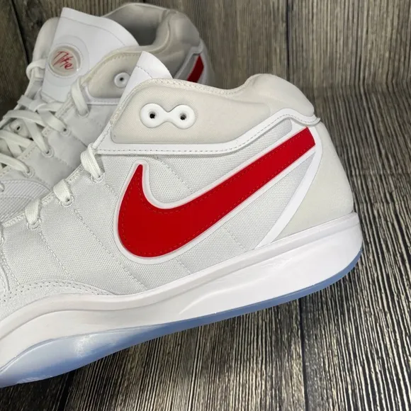 Nike Air Zoom GT Hustle 2 White/University Red Basketball Mens 15 DX9190-102