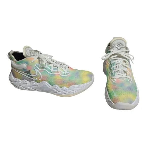Nike Air Zoom GT Run Tie Dye Multicolor Basketball Shoes Men's Sz 12 CZ0202-900