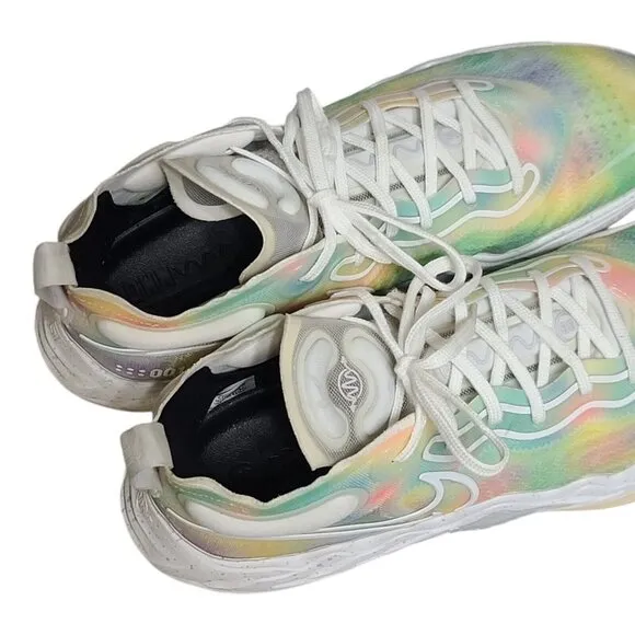 Nike Air Zoom GT Run Tie Dye Multicolor Basketball Shoes Men's Sz 12 CZ0202-900