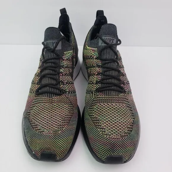 Nike Air Zoom Mariah Flyknit Racer Mens Size 11.5 Black Multi Sneaker Shoes 9182