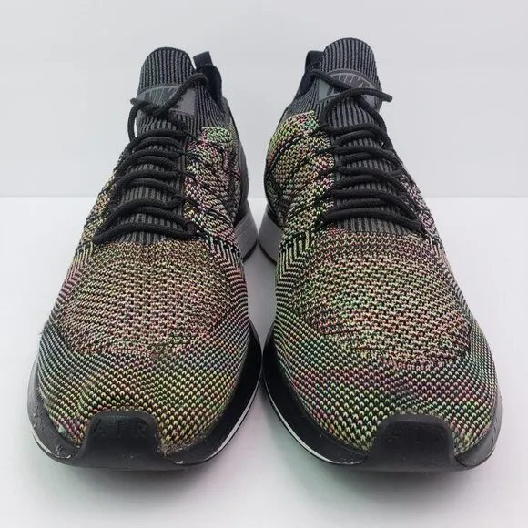 Nike Air Zoom Mariah Flyknit Racer Mens Size 11.5 Black Multi Sneaker Shoes 9182