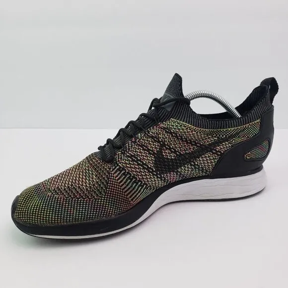 Nike Air Zoom Mariah Flyknit Racer Mens Size 11.5 Black Multi Sneaker Shoes 9182
