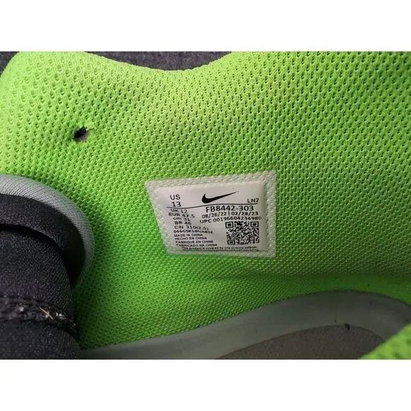 Nike Alpha Menace Pro 3 Razor Sharp Cuts Green Strike Black FB8442-303 Men's 13