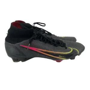 Nike Black &amp; Yellow Mercurial Superfly 8 Elite Athletic Shoes | Good Condition