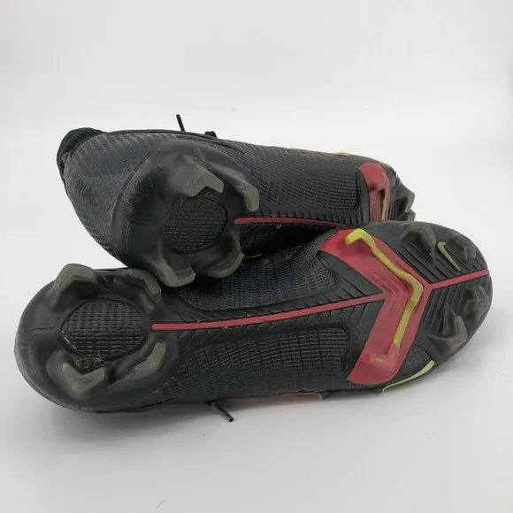 Nike Black &amp; Yellow Mercurial Superfly 8 Elite Athletic Shoes | Good Condition