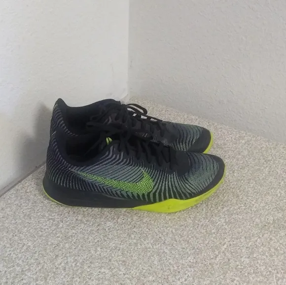 Nike Black And Lime Green Shoes