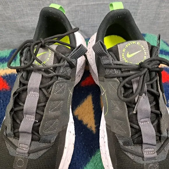 Nike Crater Impact Shoes Black Iron Gray White DB2477-001 Men's 10