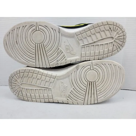 Nike Dunk Low CL Black Electrolime White Men's Size 10.5 318020-031 Shoes *READ*