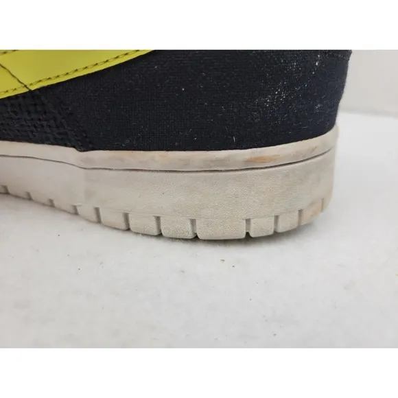 Nike Dunk Low CL Black Electrolime White Men's Size 10.5 318020-031 Shoes *READ*