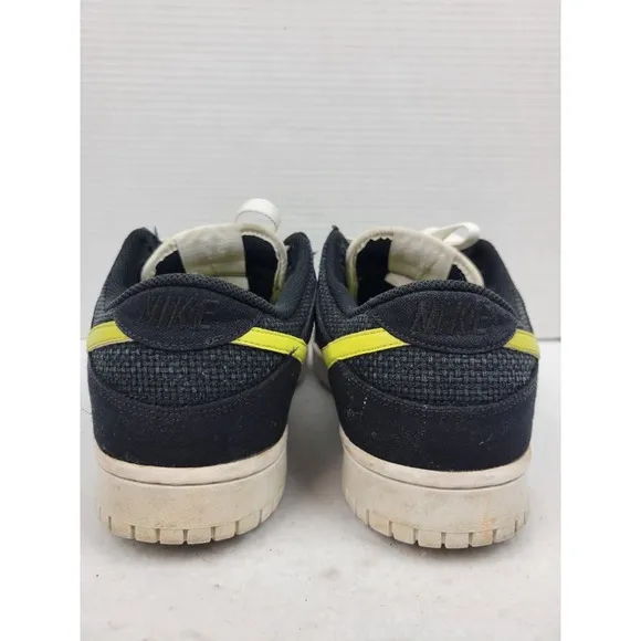 Nike Dunk Low CL Black Electrolime White Men's Size 10.5 318020-031 Shoes *READ*