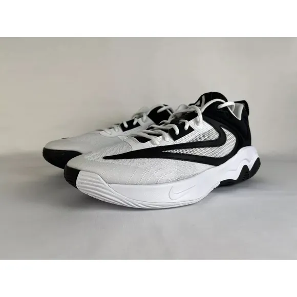 Nike Giannis Immortality 3 Shoes Mens Size 9 White Black Basketball  DZ7533-100