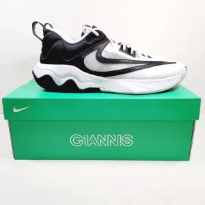 Nike Giannis Immortality 3 Shoes Mens Size 9 White Black Basketball  DZ7533-100