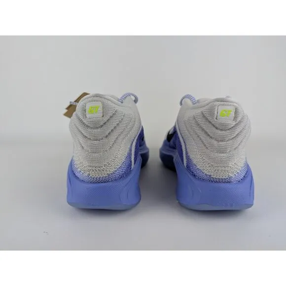 Nike G.T. Hustle 3 Basketball Shoes White Blue Black Volt Men's Size 8 NIB