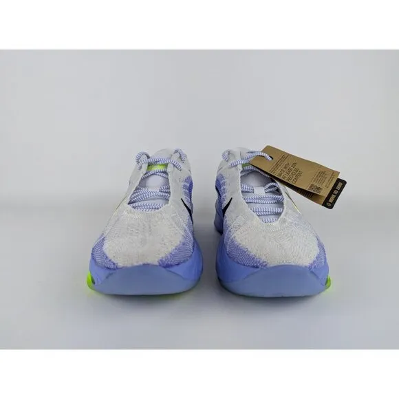 Nike G.T. Hustle 3 Basketball Shoes White Blue Black Volt Men's Size 8 NIB