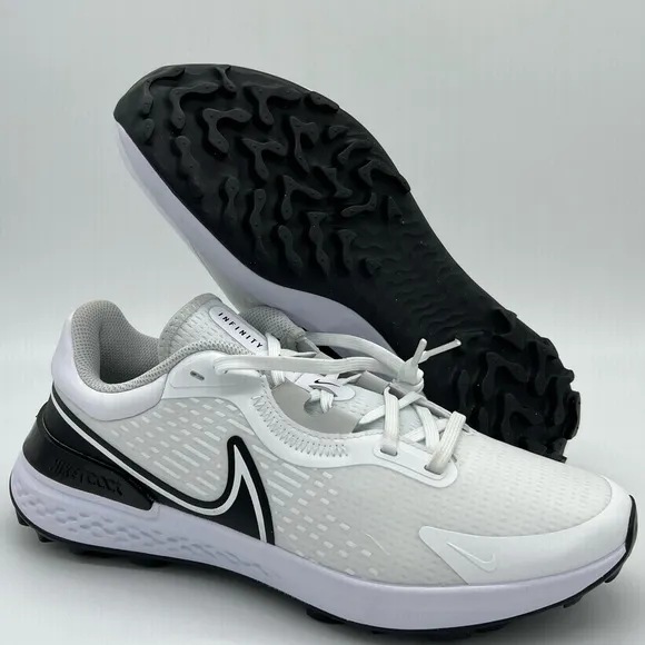 Nike Infinity Pro 2 Golf Shoes White Black Photon Dust DJ5593-115 Mens no box