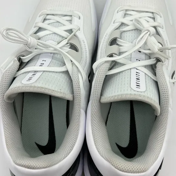 Nike Infinity Pro 2 Golf Shoes White Black Photon Dust DJ5593-115 Mens no box