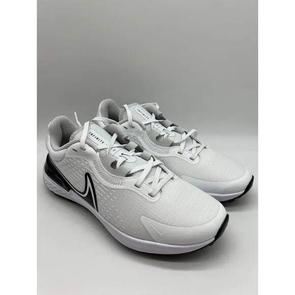 Nike Infinity Pro 2 Golf Shoes White Black Photon Dust DJ5593-115 Men's Size 8📦