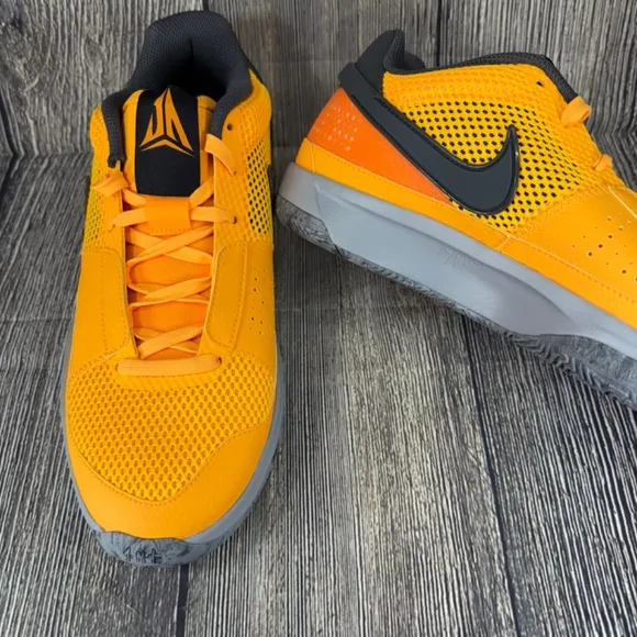 Nike Ja 1 Wet Cement Laser Orange/Iron Grey/Black Mens sizes FV1281-800
