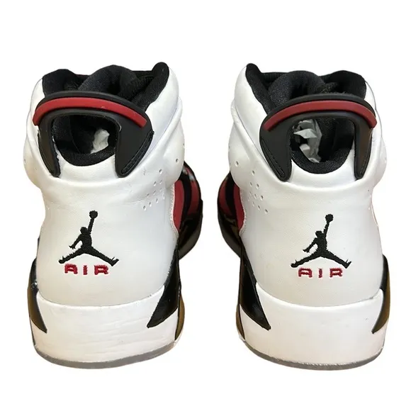 Nike Jordan Black Carmine White Grade School DM1159-006 Shoes Sz 6.5Y- Women's 8