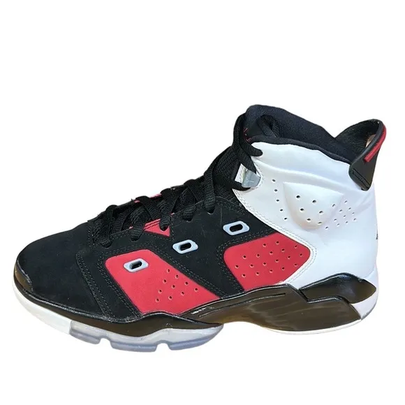 Nike Jordan Black Carmine White Grade School DM1159-006 Shoes Sz 6.5Y- Women's 8