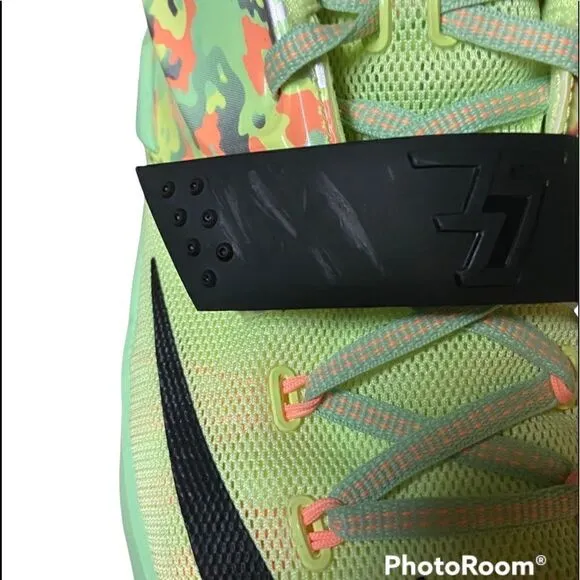 Nike KD VII 7 Easter Liquid Lime Viper Green Black Glow Shoes Sz 7Y