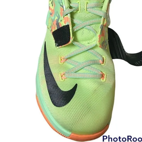 Nike KD VII 7 Easter Liquid Lime Viper Green Black Glow Shoes Sz 7Y
