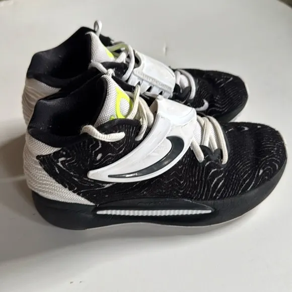 Nike KD14 TB Black White Volt Size 6