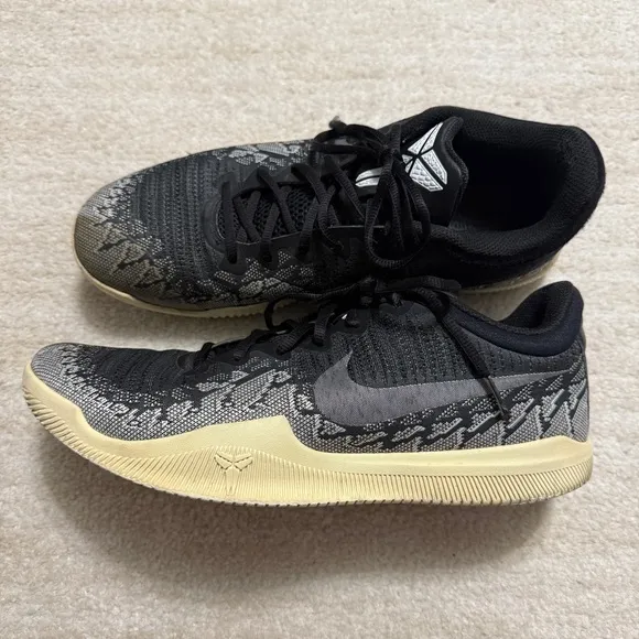 Nike Kobe Mamba Rage Anthracite Shoes Black White Grey 908972-001 Men's US 11