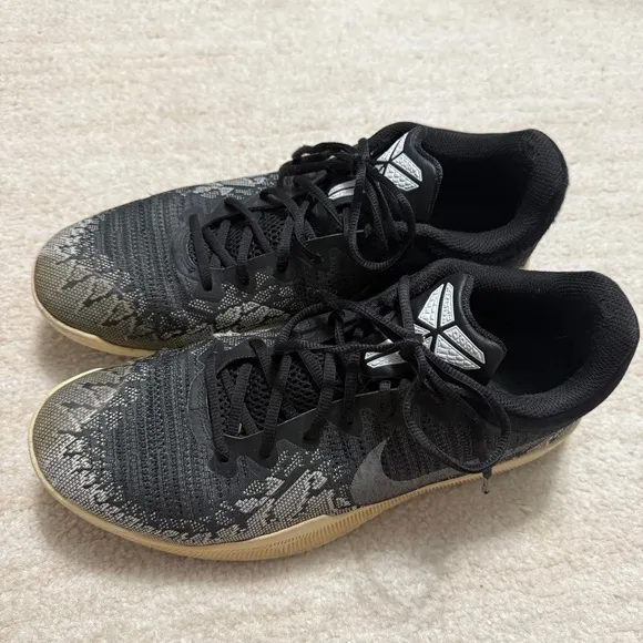 Nike Kobe Mamba Rage Anthracite Shoes Black White Grey 908972-001 Men's US 11