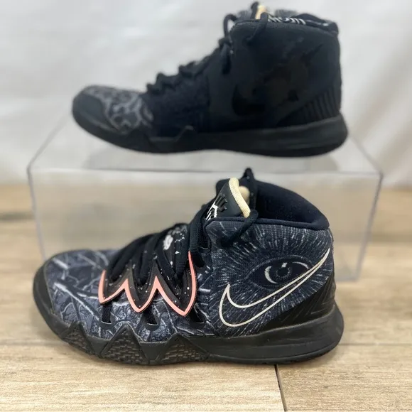 Nike Kybrid What The Basketball Shoes Youth 2.5Y Black Atomic Pink Kyrie Hybrid