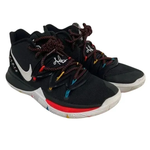 Nike Kyrie 5 Friends Mens Shoes Size 10.5 Basketball Sneakers Black AO2918-006