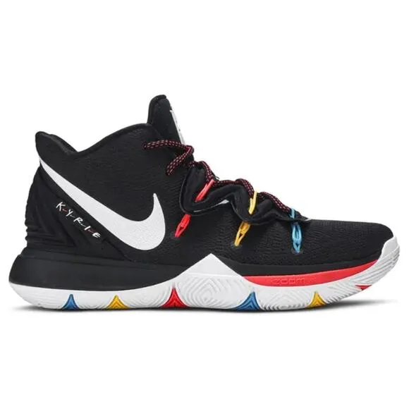 Nike Kyrie 5 Friends Mens Shoes Size 10.5 Basketball Sneakers Black AO2918-006