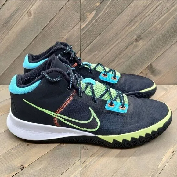 Nike Kyrie Flytrap 4 Black Lime Glow Basketball Sneakers Mens Size‎ 12 Shoes