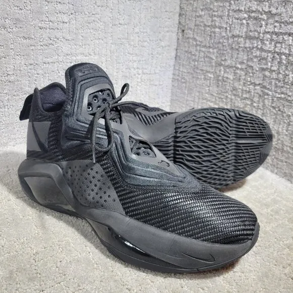 Nike LeBron Soldier 14 Men's Size 14 US Black Basketball Shoes CK6024-003