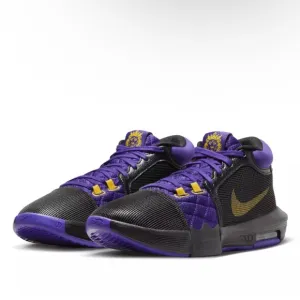 Nike Lebron Witness 8 VIII Black Purple Gold Mens Shoes Size 10.5 FB2239-001