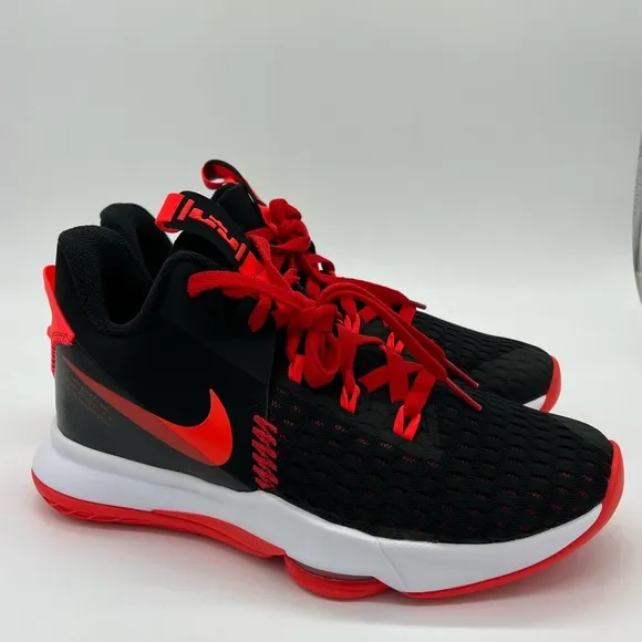 Nike Lebron Witness V Men's Shoes Black Red CQ9380 005 brand new no box bred