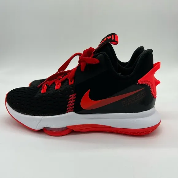 Nike Lebron Witness V Men's Shoes Black Red CQ9380 005 brand new no box bred