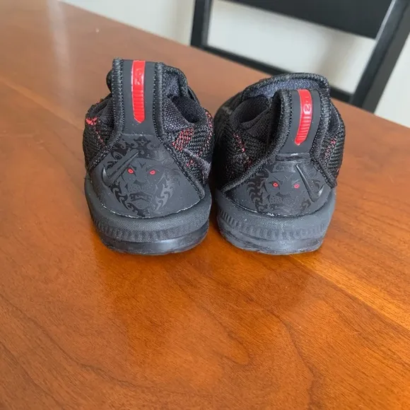 Nike LeBron XVI (TD) Toddler Shoes Black/Red
