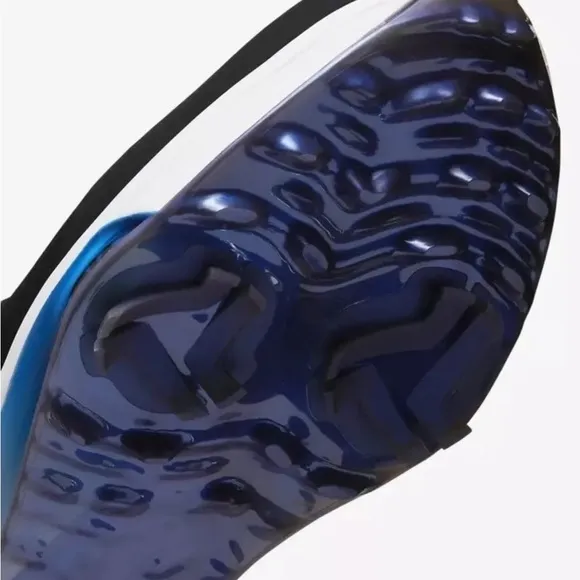 Nike Mens 9.5 Air Zoom Infinity Tour Golf Shoes Black Photo Blue DC5221…