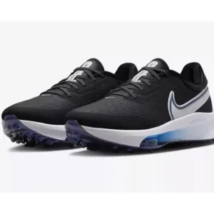 Nike Mens 9.5 Air Zoom Infinity Tour Golf Shoes Black Photo Blue DC5221…