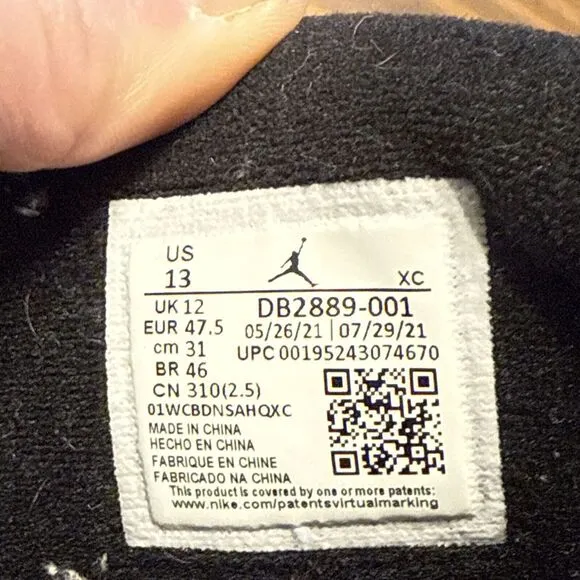 Nike Mens Air Jordan 1‎ Element Gore-Tex DB2889-001 Black Grey Shoes Size 13