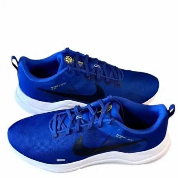 Nike Mens Downshifter 12 Running Shoes Size 11 Racer Blue Black High Voltage