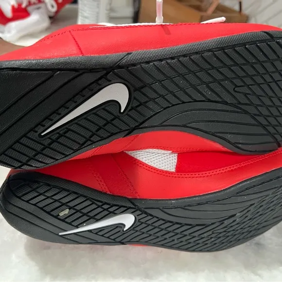 Nike Mens Fury Wrestle Shoes University Red White Black AO2416-601