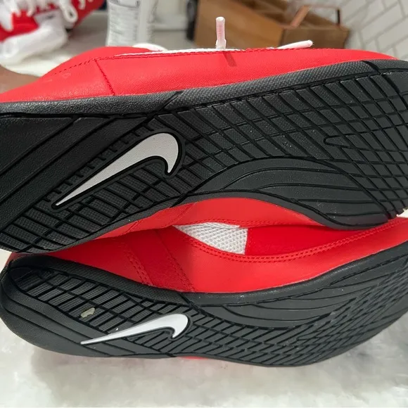 Nike Mens Fury Wrestle Shoes University Red White Black AO2416-601
