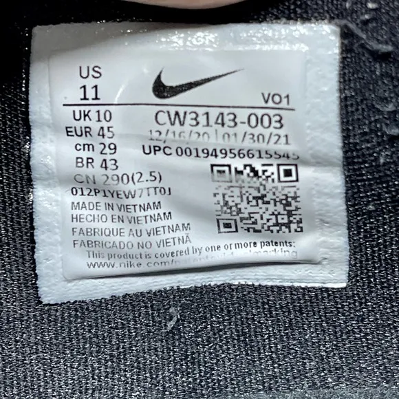 Nike PG 5 Volt Mens Sz 11 Paul George Basketball Shoes CW3143-003 S862-3052