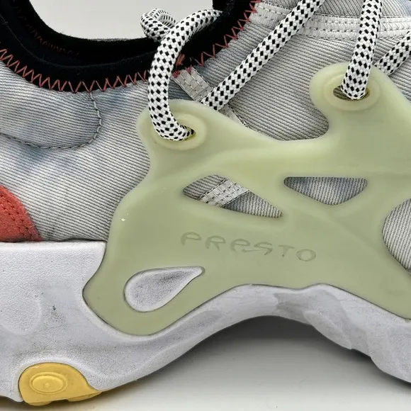 Nike Presto React Shoes Mens Size 11 Tie-Dye Multicolor Athletic CW7303-900