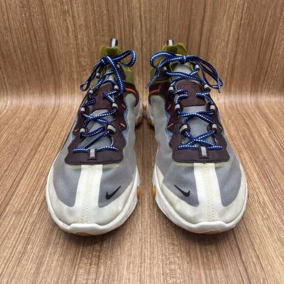Nike React Element 87 Moss Green Black Mens Size 14 Shoes AQ1090-300