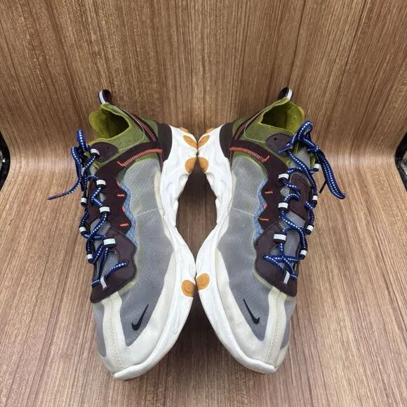 Nike React Element 87 Moss Green Black Mens Size 14 Shoes AQ1090-300