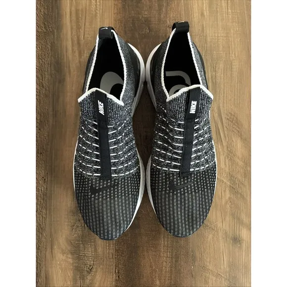 Nike React Phantom Run Flyknit 2 Black White Oreo Men's Size 10 Shoes CJ0277-003