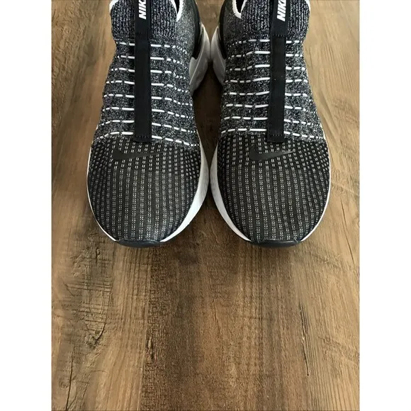 Nike React Phantom Run Flyknit 2 Black White Oreo Men's Size 10 Shoes CJ0277-003